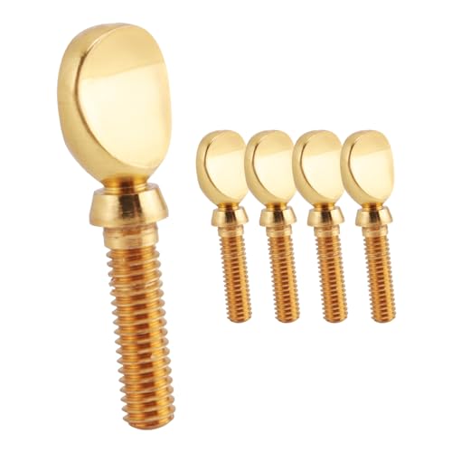 Steowsey Gold Kupfer Klarinette Saxophon Sax Hals Festziehen Schrauben Sopran Alto Tenor Holzblasinstrument Teile Packung mit 5 von Steowsey