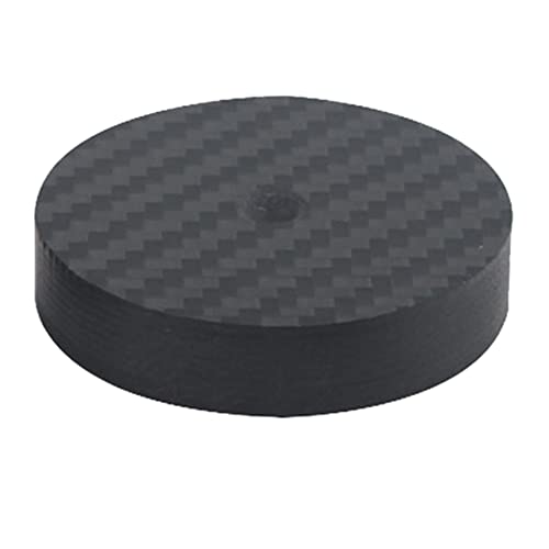 Steowsey Kohlefaser-Lautsprecherisolierung 50 X 10 mm Lautsprecherständerfüße HiFi-Verstärkerteile Spikes Basispolster Lautsprecherpolster von Steowsey