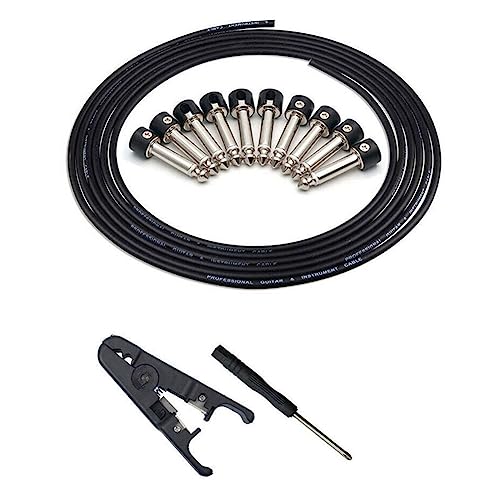 Steowsey LöTfreie Steckverbinder Design Gitarrenkabel Diy Guitar Pedal Patch Cable Kit Steowsey LöTfreie Steckverbinder Design Gitarrenkabel Diy Guitar Pedal Patch Cable Kit von Steowsey
