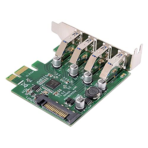 Steowsey Low Profile 4 Ports PCI-E auf USB 3.0 HUB PCI Express Erweiterungs Karten Adapter 5 Gbit/S USB1.1/2.0/3.0 Betriebs Systeme von Steowsey