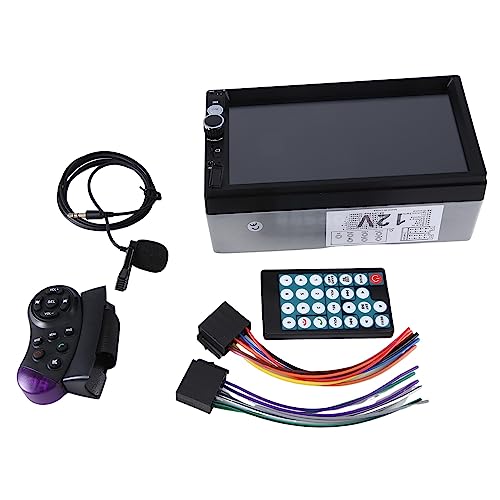 Steowsey MP5-Autoradio, 7-Full-HD-Kapazitiver Touchscreen-Autoradio-Player, FM-Bluetooth-Rückfahrkamera, Lenkradsteuerung, Ersatzzubehör Steowsey MP5-Autoradio, 7-Full-HD-Kapazitiver Touchscreen-Autoradio-Player, FM-Bluetooth-Rückfahrkamera, Lenkradsteuerung, Ersatzzubehör von Steowsey