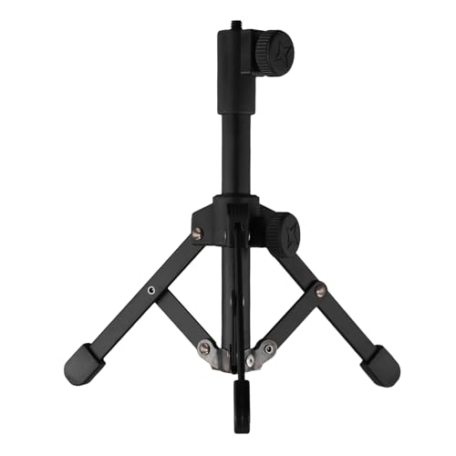 Steowsey Mini Tisch Stativ Mikrofon Halterung mit 1/4 Gewinde für Besprechungen, VorträGe, Reden und von Steowsey