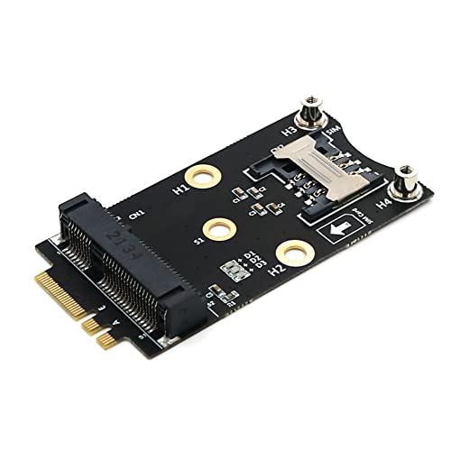 Steowsey PCI-E Bis M.2 A/E WiFi-Adapteradapter mit SIM-Kartensteckplatz für WiFi/WWAN/LTE-Module Steowsey PCI-E Bis M.2 A/E WiFi-Adapteradapter mit SIM-Kartensteckplatz für WiFi/WWAN/LTE-Module von Steowsey