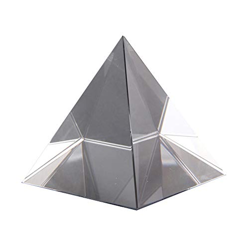 Steowsey Prisma Optische Glas Pyramide 40 Mm Hohes Rechteckiges Polyeder Geeignet für Unterrichts Experimente von Steowsey
