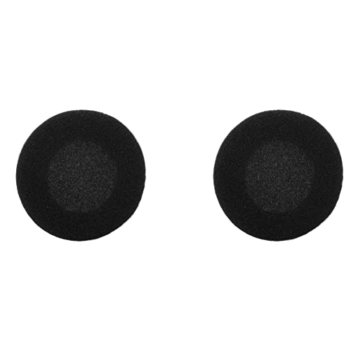 Steowsey Schaum Polster Ear Pad Abdeckung Fuer Kopfhoerer Headphone (Schwarz, 50mm, Packet Von 2 Pcs) von Steowsey