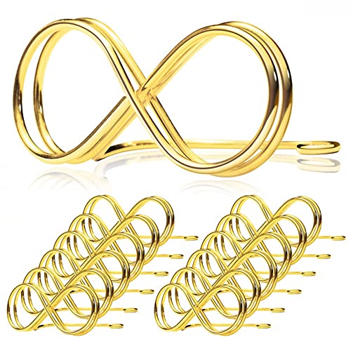 Steowsey Tisch Nummern Halter StäNder 12 Pack - Hochzeit Sitz Etiketten Platzkarten Clips Foto Bild Karten Display StäNder Gold von Steowsey