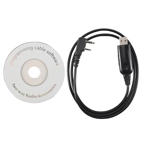 Steowsey USB Programmier Kabel für UV-5R 888S für Radio Walkie Talkie ZubehöR mit CD Laufwerk von Steowsey