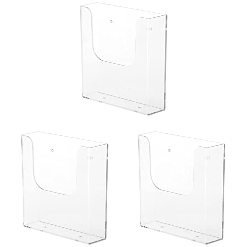 Steowsey Wandmontierter Akten-Organizer Transparenter Wand-Aktenhalter Ordner A5 Aktenhalter für das Home Office von Steowsey