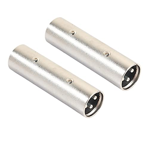 Steowsey XLR Stecker auf Stecker Adapter, XLR 3 Pin Stecker auf 3 Pin Stecker, Mikrofon Leitung Adapter -2 Pack Steowsey XLR Stecker auf Stecker Adapter, XLR 3 Pin Stecker auf 3 Pin Stecker, Mikrofon Leitung Adapter -2 Pack von Steowsey