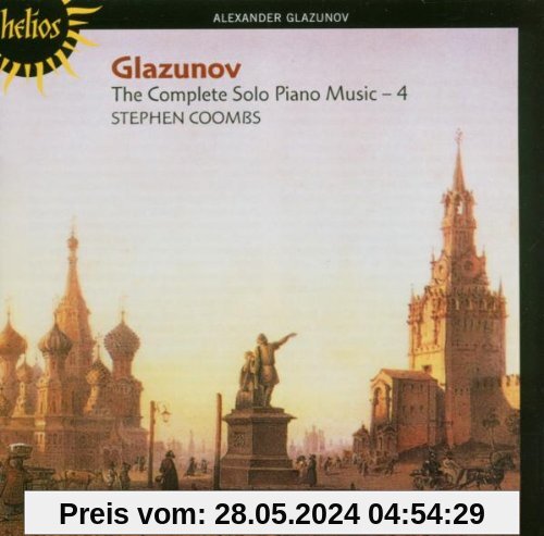 Alexander Glasunow: Sämtliche Werke für Soloklavier, Vol.4 von Stephen Coombs
