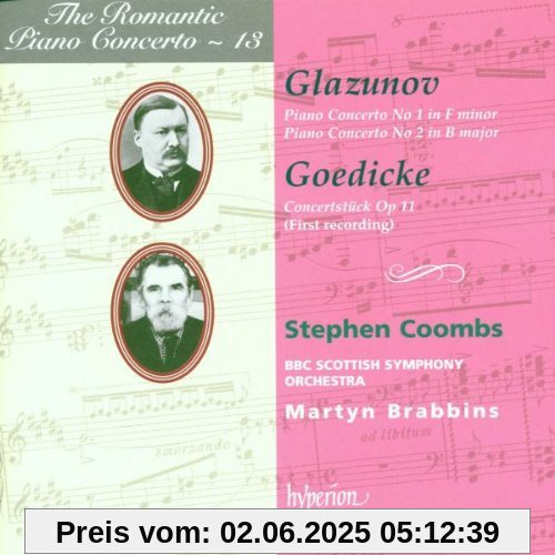 The Romantic Piano Concerto - Vol. 13 (Glasunow / Gödicke) von Stephen Coombs
