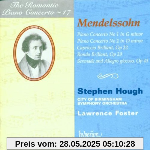 The Romantic Piano Concerto - Vol. 17 (Mendelssohn-Bartholdy) von Stephen Hough