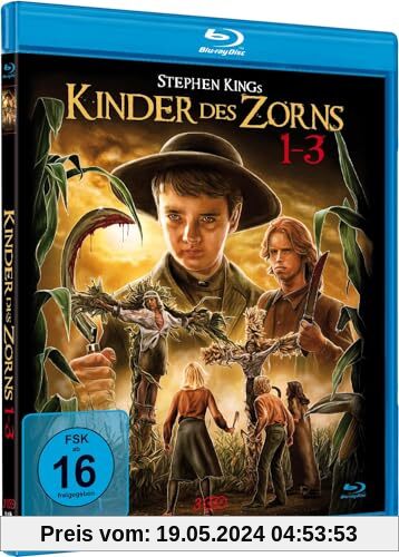 Kinder des Zorns 1-3 (Children of the Corn) Horror-Trilogie - Stephen King Verfilmung einer Kurzgeschichte- Horror-Film-Klassiker [Blu-ray] von Stephen King