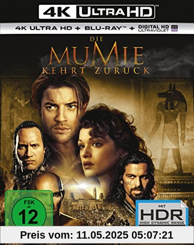 Die Mumie kehrt zurück  (4K Ultra HD) (+ Blu-ray) von Stephen Sommers