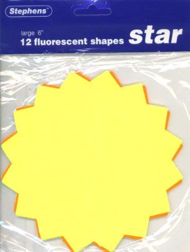 Stephens 370253 6 Star Ticket – Fluoreszierend (Stück 12 Blatt) von Stephens