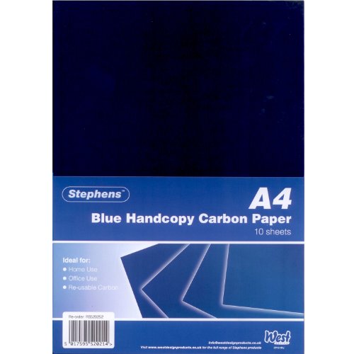 Stephens - Handcopy-Kohlepapier - blau - A4 - 10Blatt von Stephens