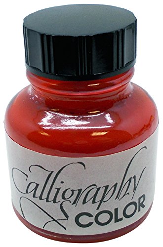 Stephens RS420010 28 ml Kalligraphie-Farbflasche - Rot von Stephens
