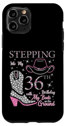 Ich trete in meinen 36. Geburtstag mit meinen Stiefeln auf dem Boden Hülle für iPhone 11 Pro Ich trete in meinen 36. Geburtstag mit meinen Stiefeln auf dem Boden Hülle für iPhone 11 Pro von Stepping Into My Birthday Cowgirls B-Day Party