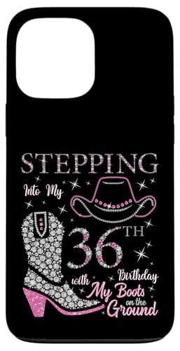Ich trete in meinen 36. Geburtstag mit meinen Stiefeln auf dem Boden Hülle für iPhone 13 Pro Max Ich trete in meinen 36. Geburtstag mit meinen Stiefeln auf dem Boden Hülle für iPhone 13 Pro Max von Stepping Into My Birthday Cowgirls B-Day Party