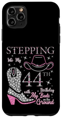 Ich trete in meinen 44. Geburtstag mit meinen Stiefeln auf dem Boden Hülle für iPhone 11 Pro Max Ich trete in meinen 44. Geburtstag mit meinen Stiefeln auf dem Boden Hülle für iPhone 11 Pro Max von Stepping Into My Birthday Cowgirls B-Day Party
