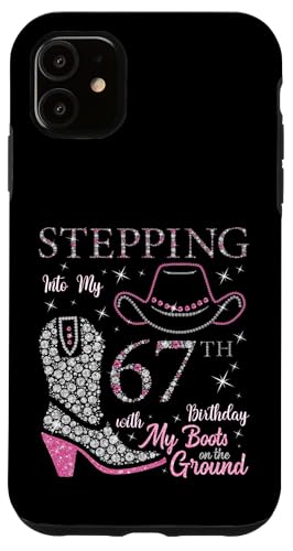 Ich trete in meinen 67. Geburtstag mit meinen Stiefeln auf dem Boden Hülle für iPhone 11 Ich trete in meinen 67. Geburtstag mit meinen Stiefeln auf dem Boden Hülle für iPhone 11 von Stepping Into My Birthday Cowgirls B-Day Party