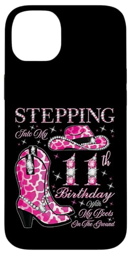 Ich trete in meinen 11. Geburtstag mit meinen Stiefeln auf dem Boden Hülle für iPhone 14 Plus Ich trete in meinen 11. Geburtstag mit meinen Stiefeln auf dem Boden Hülle für iPhone 14 Plus von Stepping Into My Birthday Cowgirls Birthday Party