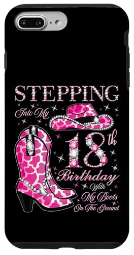Ich trete in meinen 18. Geburtstag mit meinen Stiefeln auf dem Boden Hülle für iPhone 7 Plus/8 Plus Ich trete in meinen 18. Geburtstag mit meinen Stiefeln auf dem Boden Hülle für iPhone 7 Plus/8 Plus von Stepping Into My Birthday Cowgirls Birthday Party