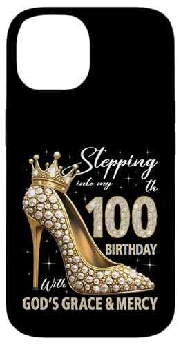 Mit Gottes Gnade und Barmherzigkeit in meinen 100. Geburtstag treten Hülle für iPhone 14 Mit Gottes Gnade und Barmherzigkeit in meinen 100. Geburtstag treten Hülle für iPhone 14 von Stepping Into My Birthday Heel & Crown B-day Ideas