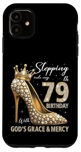 Mit Gottes Gnade und Barmherzigkeit in meinen 79. Geburtstag treten Hülle für iPhone 11 Mit Gottes Gnade und Barmherzigkeit in meinen 79. Geburtstag treten Hülle für iPhone 11 von Stepping Into My Birthday Heel & Crown B-day Ideas