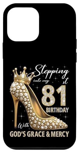 Mit Gottes Gnade und Barmherzigkeit in meinen 81. Geburtstag treten Hülle für iPhone 12 mini Mit Gottes Gnade und Barmherzigkeit in meinen 81. Geburtstag treten Hülle für iPhone 12 mini von Stepping Into My Birthday Heel & Crown B-day Ideas