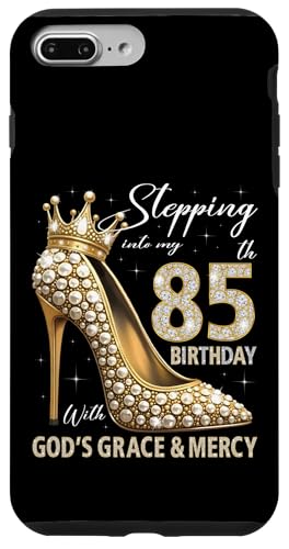 Mit Gottes Gnade und Barmherzigkeit in meinen 85. Geburtstag treten Hülle für iPhone 7 Plus/8 Plus Mit Gottes Gnade und Barmherzigkeit in meinen 85. Geburtstag treten Hülle für iPhone 7 Plus/8 Plus von Stepping Into My Birthday Heel & Crown B-day Ideas