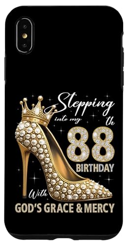 Mit Gottes Gnade und Barmherzigkeit in meinen 88. Geburtstag treten Hülle für iPhone XS Max Mit Gottes Gnade und Barmherzigkeit in meinen 88. Geburtstag treten Hülle für iPhone XS Max von Stepping Into My Birthday Heel & Crown B-day Ideas