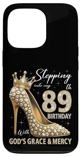 Mit Gottes Gnade und Barmherzigkeit in meinen 89. Geburtstag treten Hülle für iPhone 13 Pro Mit Gottes Gnade und Barmherzigkeit in meinen 89. Geburtstag treten Hülle für iPhone 13 Pro von Stepping Into My Birthday Heel & Crown B-day Ideas