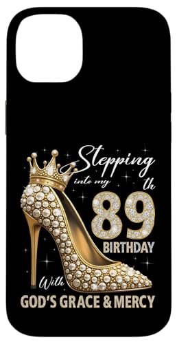 Mit Gottes Gnade und Barmherzigkeit in meinen 89. Geburtstag treten Hülle für iPhone 14 Plus Mit Gottes Gnade und Barmherzigkeit in meinen 89. Geburtstag treten Hülle für iPhone 14 Plus von Stepping Into My Birthday Heel & Crown B-day Ideas