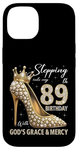 Mit Gottes Gnade und Barmherzigkeit in meinen 89. Geburtstag treten Hülle für iPhone 14 Mit Gottes Gnade und Barmherzigkeit in meinen 89. Geburtstag treten Hülle für iPhone 14 von Stepping Into My Birthday Heel & Crown B-day Ideas