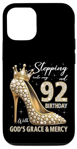 Mit Gottes Gnade und Barmherzigkeit in meinen 92. Geburtstag treten Hülle für iPhone 12/12 Pro Mit Gottes Gnade und Barmherzigkeit in meinen 92. Geburtstag treten Hülle für iPhone 12/12 Pro von Stepping Into My Birthday Heel & Crown B-day Ideas