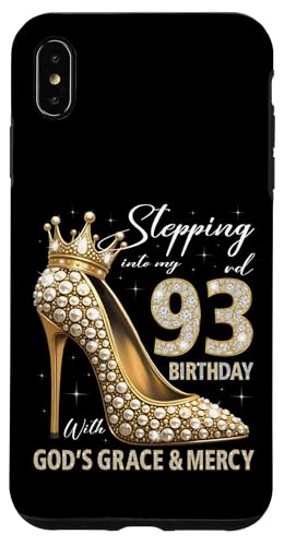 Mit Gottes Gnade und Barmherzigkeit in meinen 93. Geburtstag treten Hülle für iPhone XS Max Mit Gottes Gnade und Barmherzigkeit in meinen 93. Geburtstag treten Hülle für iPhone XS Max von Stepping Into My Birthday Heel & Crown B-day Ideas