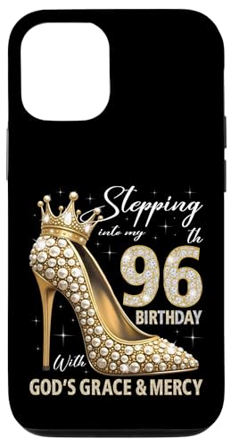 Mit Gottes Gnade und Barmherzigkeit in meinen 96. Geburtstag treten Hülle für iPhone 12/12 Pro Mit Gottes Gnade und Barmherzigkeit in meinen 96. Geburtstag treten Hülle für iPhone 12/12 Pro von Stepping Into My Birthday Heel & Crown B-day Ideas