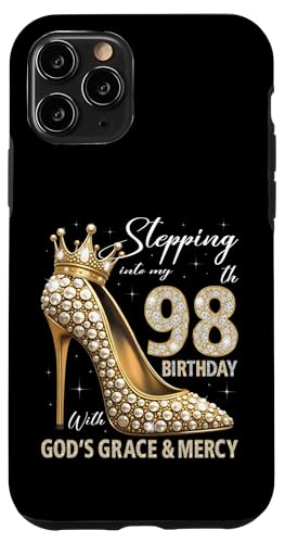 Mit Gottes Gnade und Barmherzigkeit in meinen 98. Geburtstag treten Hülle für iPhone 11 Pro Mit Gottes Gnade und Barmherzigkeit in meinen 98. Geburtstag treten Hülle für iPhone 11 Pro von Stepping Into My Birthday Heel & Crown B-day Ideas