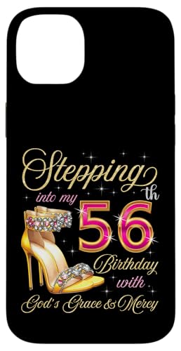 Mit Gottes Gnade und Barmherzigkeit in meinen 56. Geburtstag treten Hülle für iPhone 14 Plus Mit Gottes Gnade und Barmherzigkeit in meinen 56. Geburtstag treten Hülle für iPhone 14 Plus von Stepping Into My Birthday It's My Birthday Party