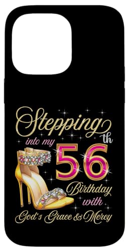 Mit Gottes Gnade und Barmherzigkeit in meinen 56. Geburtstag treten Hülle für iPhone 14 Pro Max Mit Gottes Gnade und Barmherzigkeit in meinen 56. Geburtstag treten Hülle für iPhone 14 Pro Max von Stepping Into My Birthday It's My Birthday Party