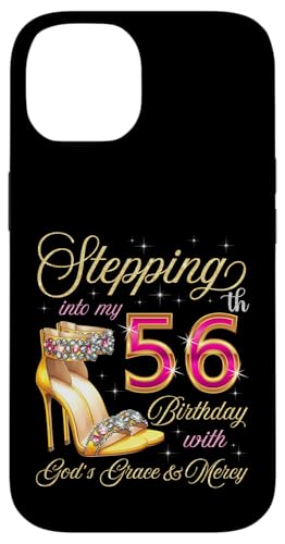 Mit Gottes Gnade und Barmherzigkeit in meinen 56. Geburtstag treten Hülle für iPhone 14 Mit Gottes Gnade und Barmherzigkeit in meinen 56. Geburtstag treten Hülle für iPhone 14 von Stepping Into My Birthday It's My Birthday Party