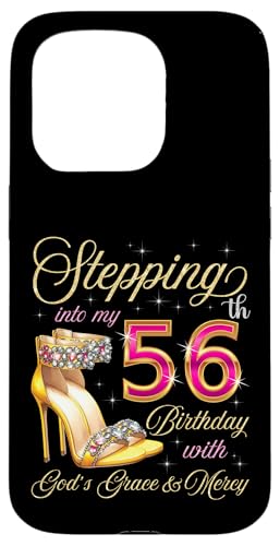 Mit Gottes Gnade und Barmherzigkeit in meinen 56. Geburtstag treten Hülle für iPhone 15 Pro Mit Gottes Gnade und Barmherzigkeit in meinen 56. Geburtstag treten Hülle für iPhone 15 Pro von Stepping Into My Birthday It's My Birthday Party