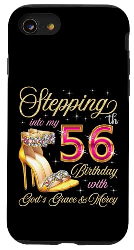 Mit Gottes Gnade und Barmherzigkeit in meinen 56. Geburtstag treten Hülle für iPhone SE (2020) / 7 / 8 von Stepping Into My Birthday It's My Birthday Party