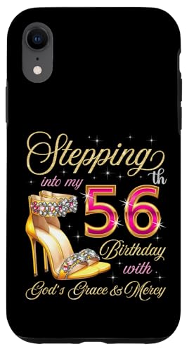 Mit Gottes Gnade und Barmherzigkeit in meinen 56. Geburtstag treten Hülle für iPhone XR Mit Gottes Gnade und Barmherzigkeit in meinen 56. Geburtstag treten Hülle für iPhone XR von Stepping Into My Birthday It's My Birthday Party