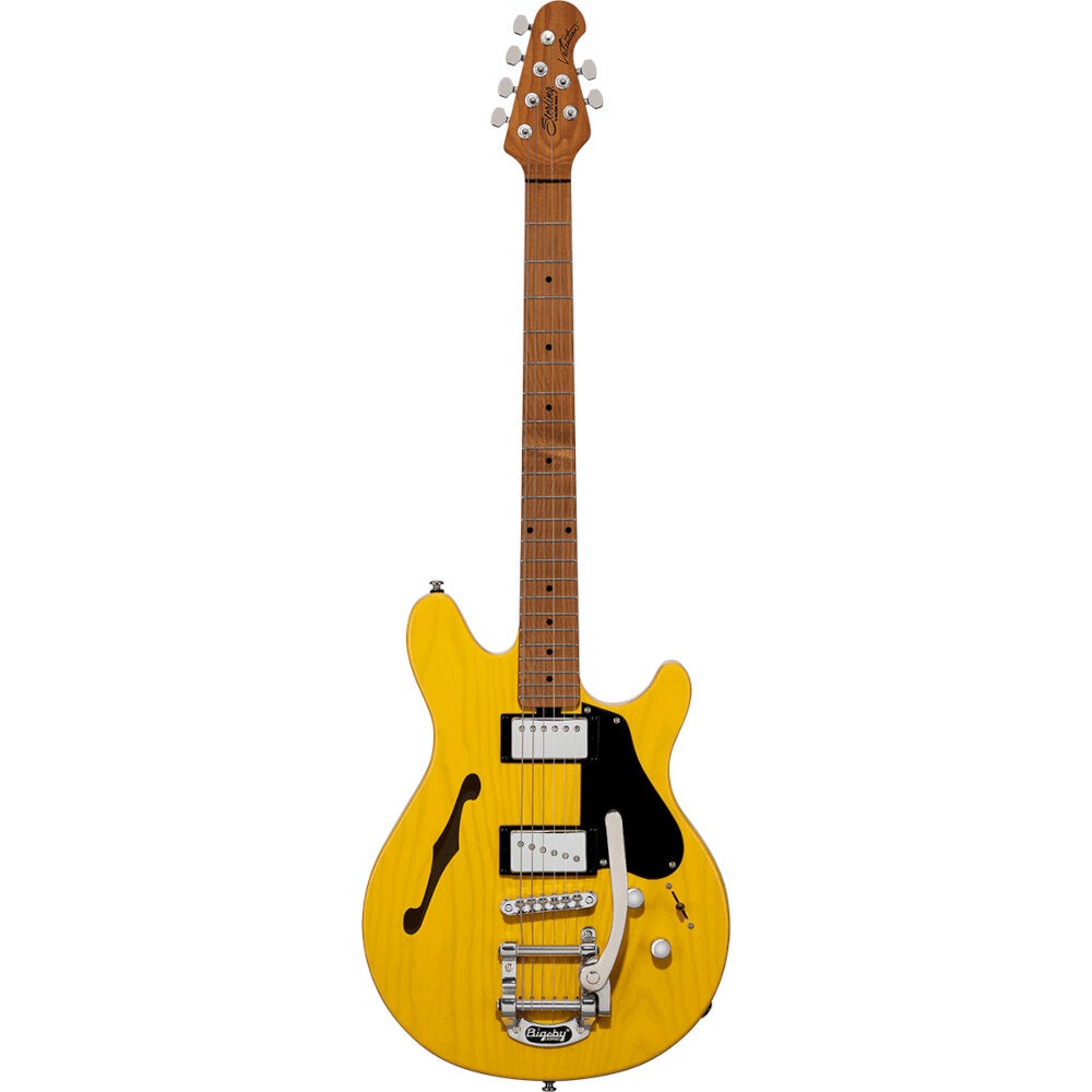 Sterling by Music Man JV60CB Valentine Chambered Bigsby Butterscotch with Deluxe Gig Bag Sterling by Music Man JV60CB Valentine Chambered Bigsby Butterscotch with Deluxe Gig Bag von Sterling by Music Man