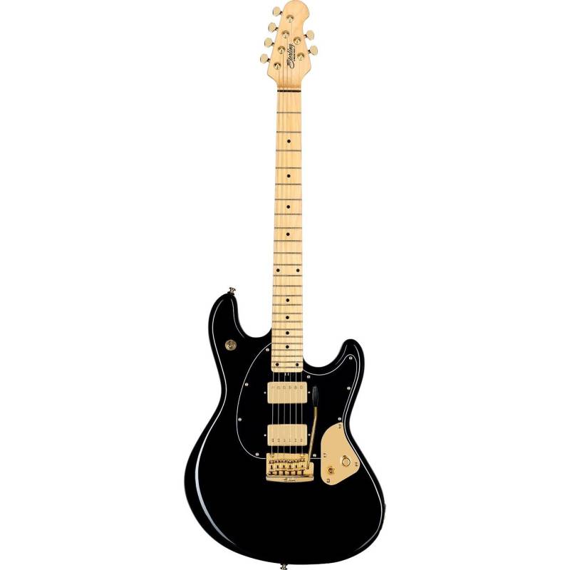 Sterling by Music Man Jared Dines Artist Series StingRay Black Electric Guitar with Gig Bag von Sterling by Music Man