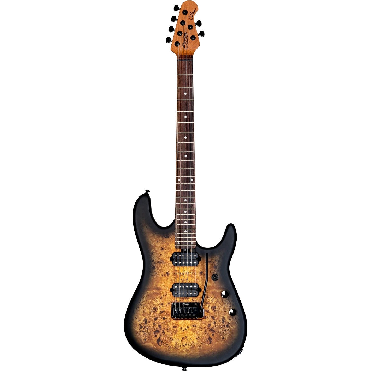 Sterling by Music Man Jason Richardson Cutlass 6 Natural Poplar Burl Burst Electric Guitar with Deluxe Gig Bag Sterling by Music Man Jason Richardson Cutlass 6 Natural Poplar Burl Burst Electric Guitar with Deluxe Gig Bag von Sterling by Music Man
