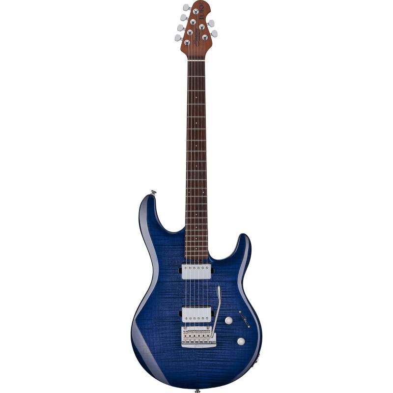 Sterling by Music Man LK100 Luke Blueberry Burst with gig bag von Sterling by Music Man