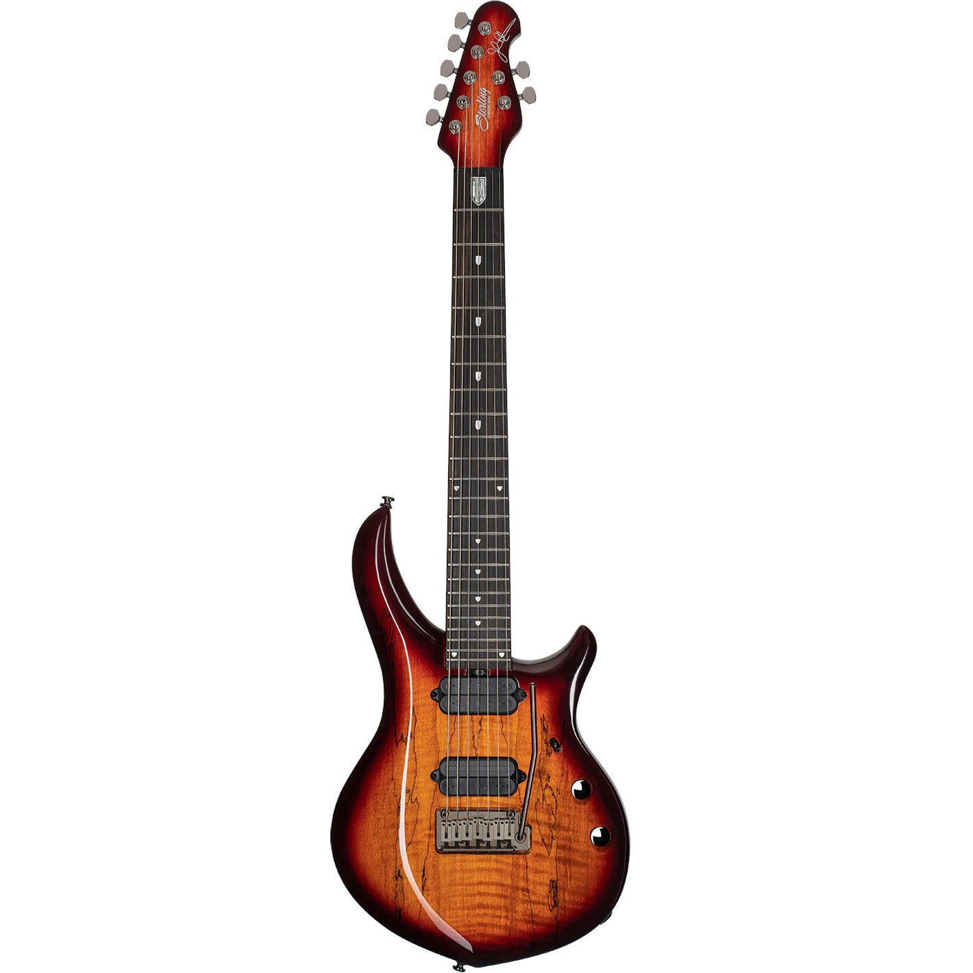 Sterling by Music Man MAJ270XSM John Petrucci Signature Majesty Blood Orange Burst 7-String Electric Guitar with Deluxe Gig Bag Sterling by Music Man MAJ270XSM John Petrucci Signature Majesty Blood Orange Burst 7-String Electric Guitar with Deluxe Gig Bag von Sterling by Music Man